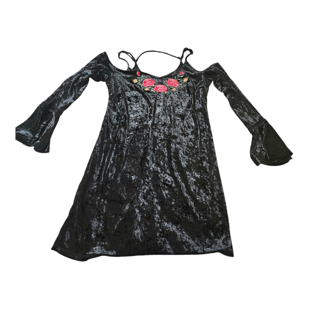 Disney Coco black bell sleeve dress size XS